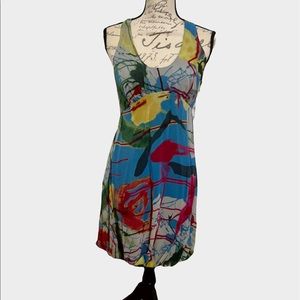 Armani Exchange Silk Balloon Dress